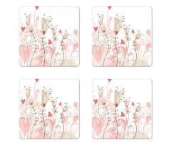 Wedding Inspired Art Coaster Set Of Four