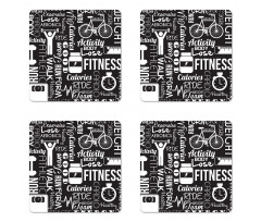 Active Life Words Coaster Set Of Four