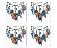 Ornate Dreamcatcher Coaster Set Of Four