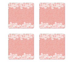 Laces Design Ornamental Coaster Set Of Four