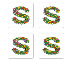 Christmas Ornament S Coaster Set Of Four