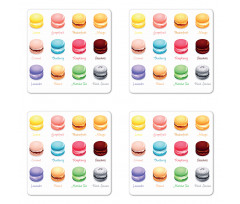 Colorful Macarons Coaster Set Of Four