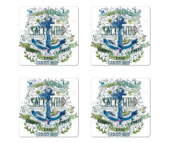 Ocean Anchor Coaster Set Of Four