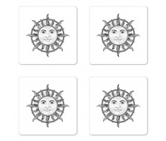 Ornamental Design Coaster Set Of Four