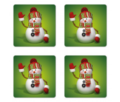 3D Traditional Mascot Coaster Set Of Four