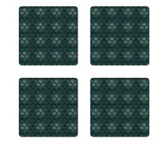 Grungy Swirls Coaster Set Of Four