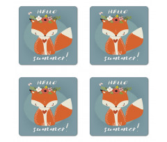 Greet the Summer Season Coaster Set Of Four