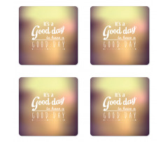 Day Words Coaster Set Of Four