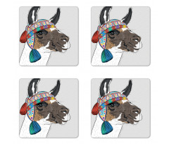 Abstract Pattern Coaster Set Of Four