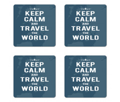 Travel the World UK Coaster Set Of Four