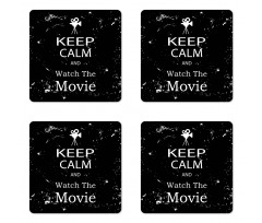 Watch Movie Grunge Coaster Set Of Four