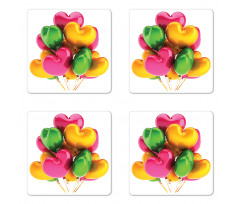 Romance Wedding Coaster Set Of Four