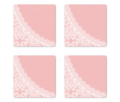 Lace Style Border Coaster Set Of Four