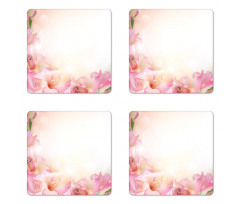 Dreamy Orchid Coaster Set Of Four