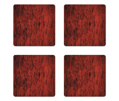 Grungy Abstract Coaster Set Of Four