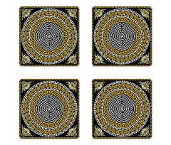 Classical Intricate Coaster Set Of Four