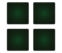 Future Grid Pattern Coaster Set Of Four