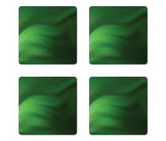 Green Ombre Effect Coaster Set Of Four