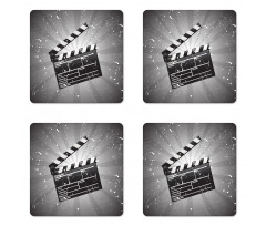 Clapper Board Coaster Set Of Four