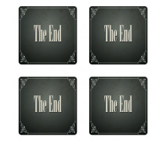 End Words Coaster Set Of Four