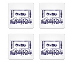 Audience Cinema Coaster Set Of Four