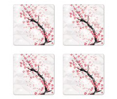 Sakura Artwork Coaster Set Of Four