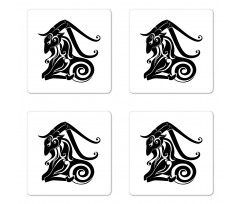 Animal Design Coaster Set Of Four