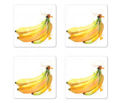 Tropical Illustration Coaster Set Of Four