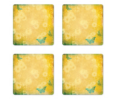 Gerbera Daisy Flowers Coaster Set Of Four