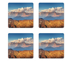 European Mountains Coaster Set Of Four