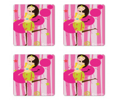 Birthday Girl Coaster Set Of Four