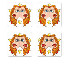 Twins of Zodiac Coaster Set Of Four