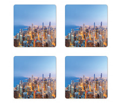 Vibrant City Coaster Set Of Four