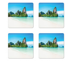 Beach Limestone Rocks Coaster Set Of Four