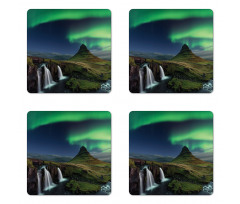 Waterfall Night Coaster Set Of Four