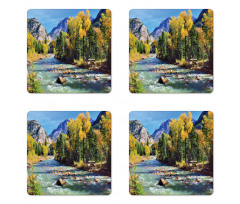 Mountains of Colorado Coaster Set Of Four