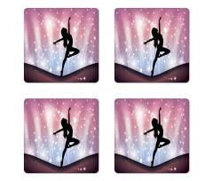 Magic Dance Fine Arts Coaster Set Of Four