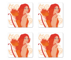 Cartoon Zodiac Coaster Set Of Four