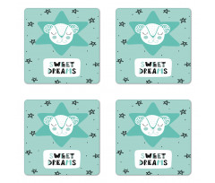 Mouse Stars Nordic Coaster Set Of Four