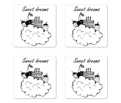 Birthday Theme Coaster Set Of Four