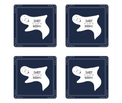 Sleeping Ghost Coaster Set Of Four