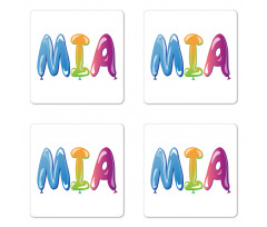 Name with the Timeless Origins Coaster Set Of Four