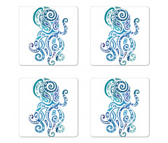 Sea Animal Coaster Set Of Four