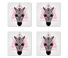 Hipster Star Eyes Coaster Set Of Four