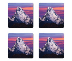 Himalayas in the Sunset Coaster Set Of Four