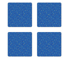 Abstract Galaxy Coaster Set Of Four