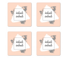 Pastel and Grunge Coaster Set Of Four