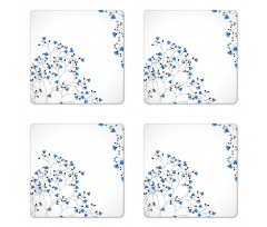 Anemone Blanda Coaster Set Of Four