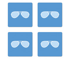 Aviator Sunglass Coaster Set Of Four