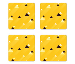 Triangles Retro Coaster Set Of Four